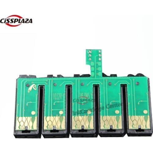 CISSPLAZA 1pcs T1151 (2) / 1032 - 1034 combo ARC chips compatible for epson T1110 TX515FN with chip holder auto reset chip
