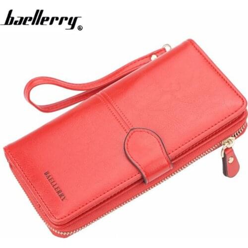New Women Wallets Baellerry Long Style Multi-functional Wallet Purse Fresh PU leather Female Clutch Card Holder Coin pocket