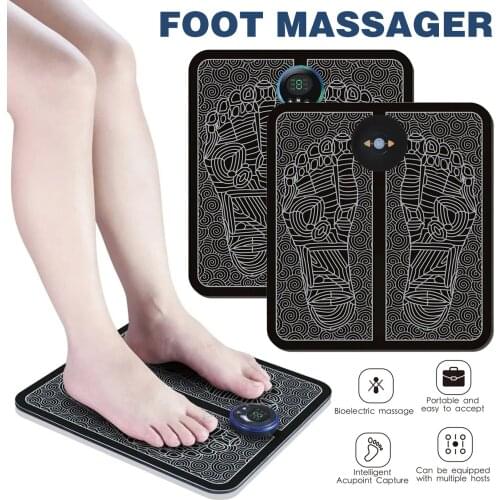 Hot EMS Leg Reshaping USB Foot Massager Wireless Remote Control Massage Cushion Household sy998