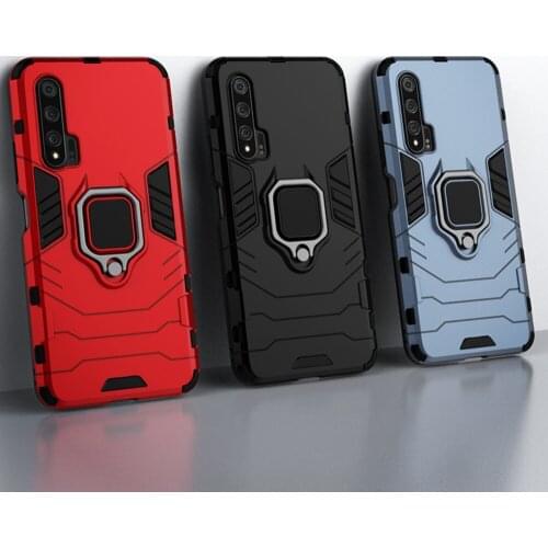 Shockproof Armor Case For Huawei Nova 6 Case Ring Holder Stand Phone Back Cover For Huawei Nova 6 nova6 4G 5G Funda Capa