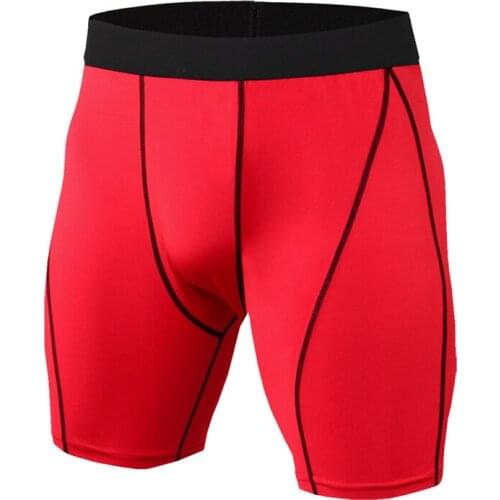 Men Fitness Beach Surf Shorts Elastic Patchwork Quick Drying Sports Shorts Fashion Tights Workout Short