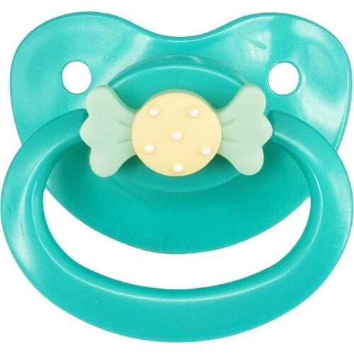 DDLG pacifier abdl Adult Baby Size Pacifier 100%handmake Girl Customized Candy Pattern Silicone ABDL Adult Pacifier BPA Free