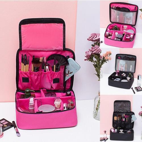 Fashion Women Cosmetic Bag Make-up Bag Toiletry Washing Beauty Case Travel Organizer Pouch Holder