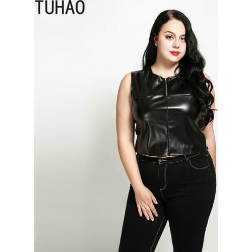 TUHAO Women's Leather Vests