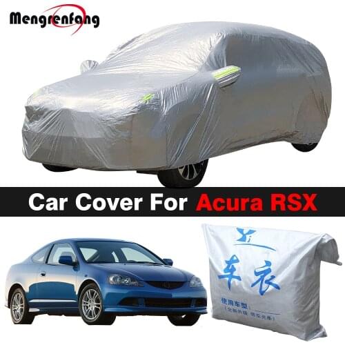 Outdoor Car Cover Auto Sun Shade Anti-UV Rain Snow Dust Resistant Cover For Acura RSX
