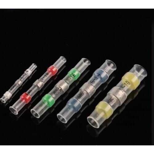 Waterproof Heat Shrink Soldering Sleeve Terminals Insulated Waterproof Butt Wire Connectors Solder Seal Electrical Terminal