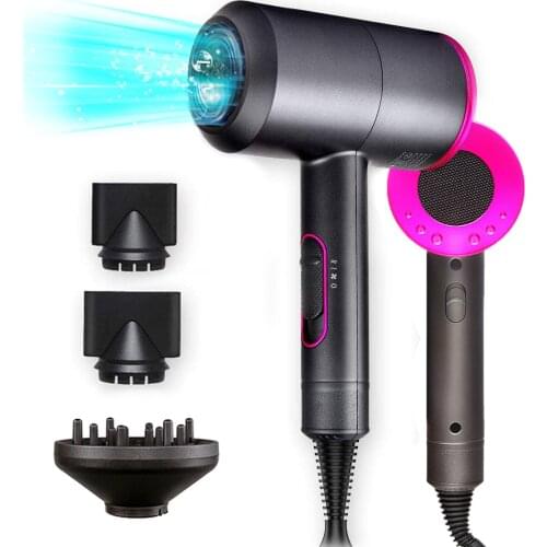 Hair Dryers Diffuser Dryer Brush Strong Wind Salon Hairdryer Hot Cold Air Wind Constant Temperature Strong Power Dryer Salon