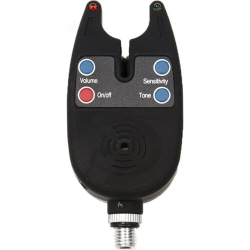 1PCS LED Fishing Bite Alarm 2 Adjustable Tone Volume Sound Alert Fishing Bite Alarm Waterproof Fishing Alarm