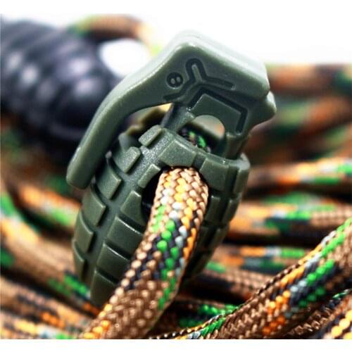 10 Pcs Quick Laces Army Fan Shoelace Tightening Non-Slip Buckle Shoe Lace Buck EDC Outdoor Hiking Boot Shoes Buckle Clip Camping