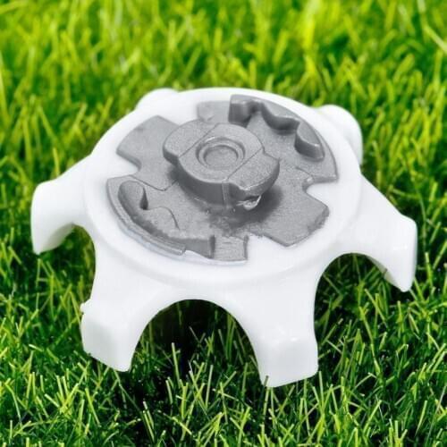 10Pcs TPR Golf Shoe Spikes Replacement Champ Cleats Pins Fast Twist Turn Screw Studs Stinger Golf Accessories Golf Training Aids