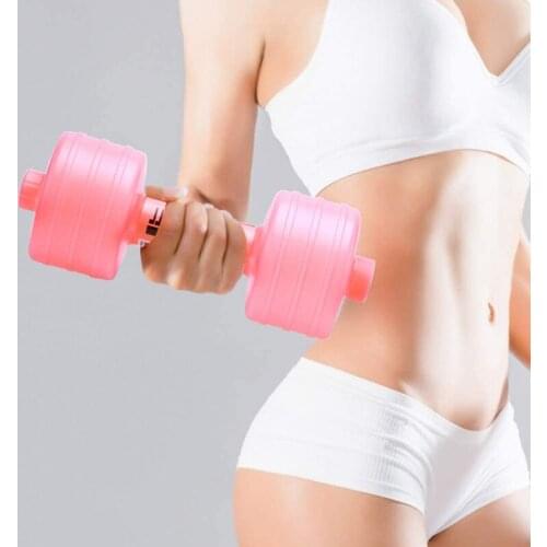 2Pcs Fitness Gym Equipment for Home Fitness Equipment for Home Gym Weight Sports Equipment 1kg Water Dumbbells Random Color