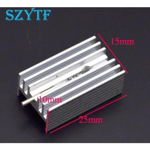 50pcs Heat sink 25*15*10MM (with pin) TO-220 transistor and other special high-quality radiator