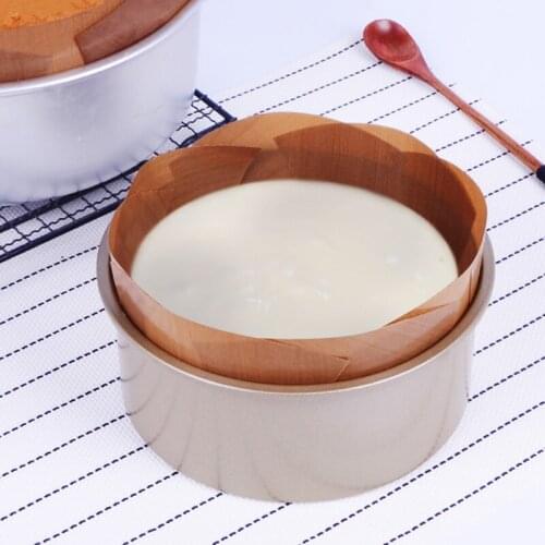 Non-stick Cake Tin Liner Baking Tools Cake Mat Baking Pan Sheet Khaki Round Cake Mats Easy To Use Mold Cake Mat 6 Inch 8Inch