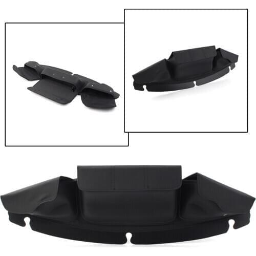 Black Motorbike 3 Pocket Windshield Bag for Harley Touring Street Glide FLHX FLHTK FLHXS 2014 2015 2016 2017 2018