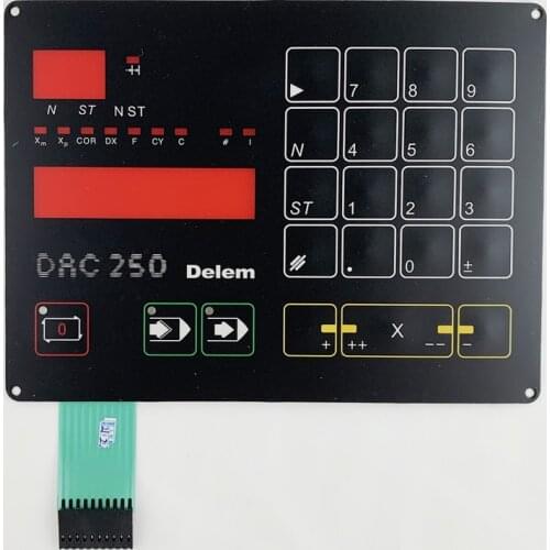 DAC 250 Membrane Keypad for Delem DAC250 Plate shearing machine, New in stock