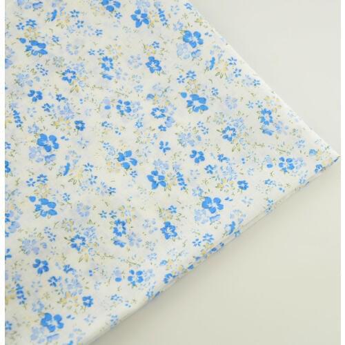 Elegant Flowers Cotton Fabric Home Textile Sewing Cloth Craft Tecido Decoration Tissue 100% Plain Material Fat Quarter Art Work