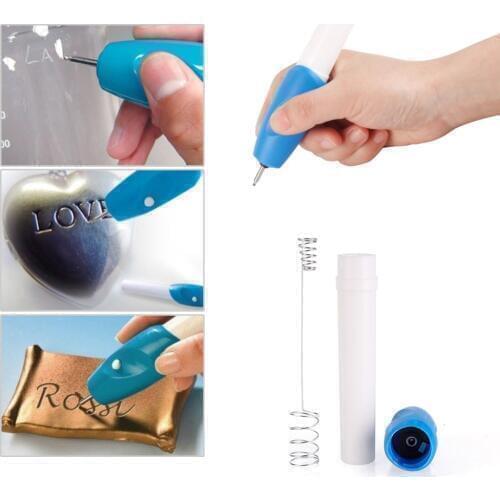 1Pc Useful Electric Engraving Engraver Pen Carve DIY Tool For Jewelry Metal Glass Plastic Wood Pen Machine Grave Tool#236579