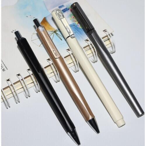 New Material Gel Pen 0.5mm Black/Blue Ink High Quality Neutral Pen Metal Feeling Gel Ink Pens Use Office Supplies Stationery