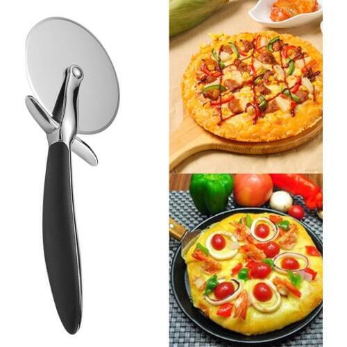 Pizza Cutter Wheel Zinc Alloy Pizza Slicer Kitchen Tool with Thickening Handle UD88
