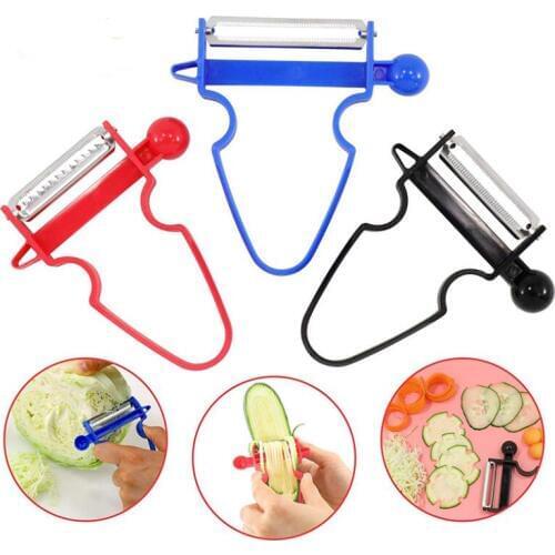 Kitchen Trio Peeler (Set of 3) Vegetable Peeler Shredder Stainless Steel Blades Potato Fruit Zesters Peeler LX8384