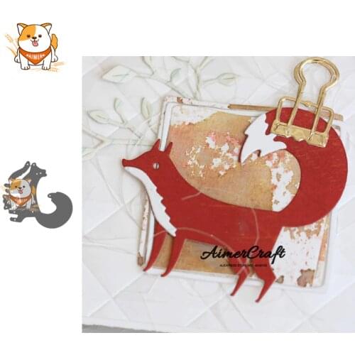 Fox Animal Metal Cutting Dies Scrapbooking Stencil For DIY Paper Card Decorative Embossing Die Cut Craft Dies New 2019