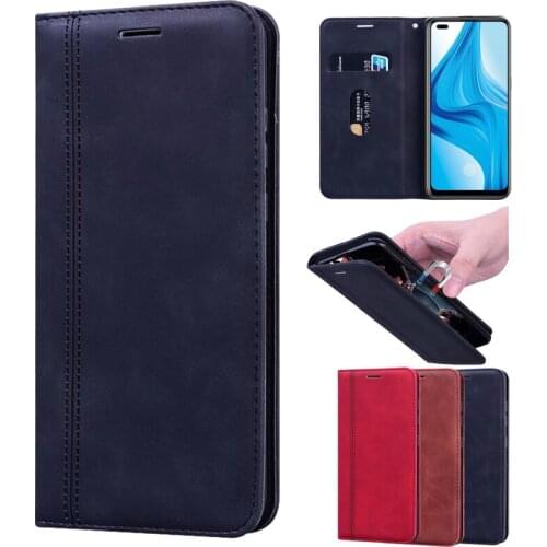 Phone Magnet Case For OPPO F17 Pro Protective Flip Cover PU Leather Case OPPO F17 Pro Protector Shell Wallet Funda Capa Bag