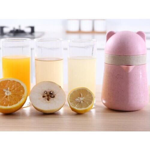 New Manual Orange Wheat Straw Juicer Lemon Squeezer Fruit Juicer Citrus Squeezer Manual Juicers