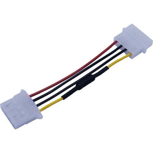 New 4-Pin Molex Computer PC Case Fan Speed Reducer Low Noise Extension cord Adaptor Adaptor