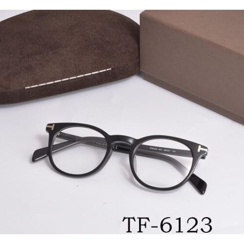 Tom For Optical Eyeglasses Frames Forde Fashion Small Face Women Men Reading Myopia Prescription TF6123 EyeGlasses With Case