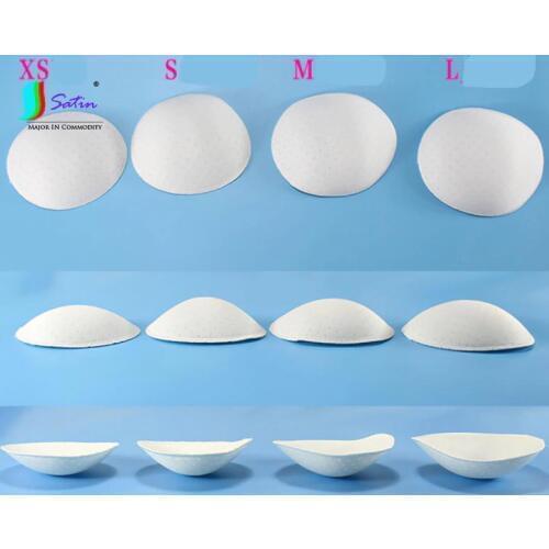 Wholesale High Quality Sponge Bra, Underwear Swimsuit, Chest Pad Insert, Yoga Wear, Breathable, Oval, Medium Thin Style A0118F