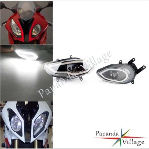 Motorcycle 12V Headlight Fog Spot Light Auxiliary lamp Waterproof LED Headlamp Assembly For BMW S1000RR 2015-2018