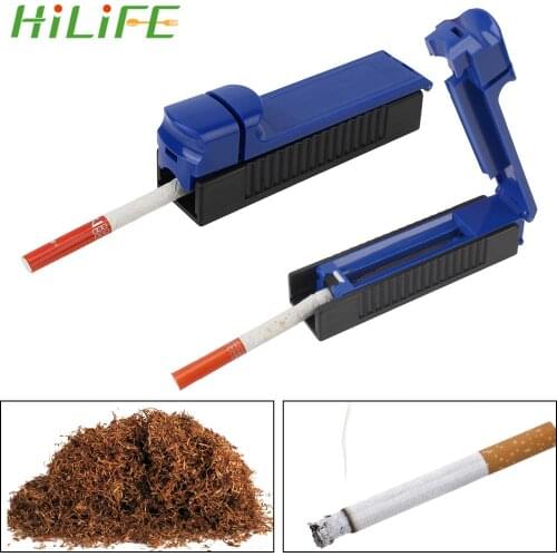 Portable Manual Cigarette Puller Tobacco Rolling Machine DIY Smoking Tool Single Tube Cigarette Maker