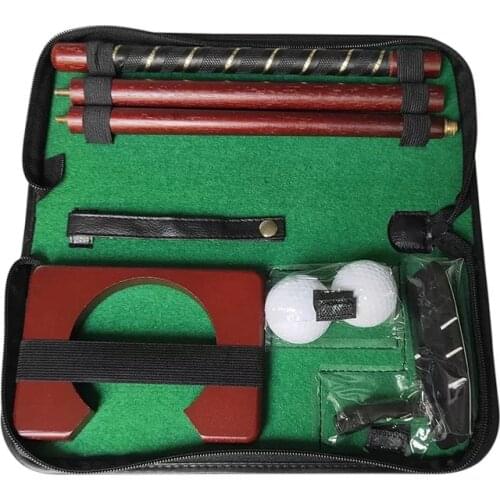 Professional Golf Putting Set Golfing Practice Putter Tools with Storage Bag Golf Putting Kit Golf Accessories
