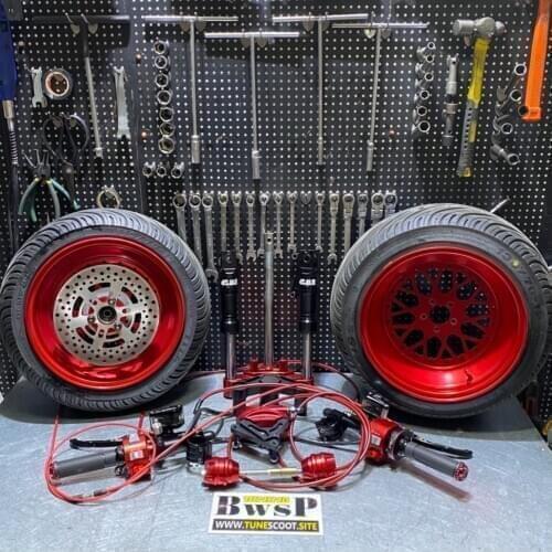 RUCKUS Handlebar Swap Kit Fatty Wheels Steering Stem Rudder Front Forks Triple Tree BWSP Perfomance Tuning Set Racing Upgrade