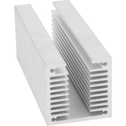 Aluminum U Type TO-3P Heat Sink Dense Tooth Heat Cooler Fin Cooling Radiator 100 x 40 x 40mm for Raspberry Pi 1 /2 /3 Generation
