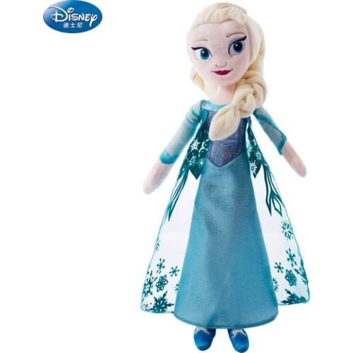 Frozen Princess Anna& Elsa plush toys Disney dolls Kids girls Birthday Gift