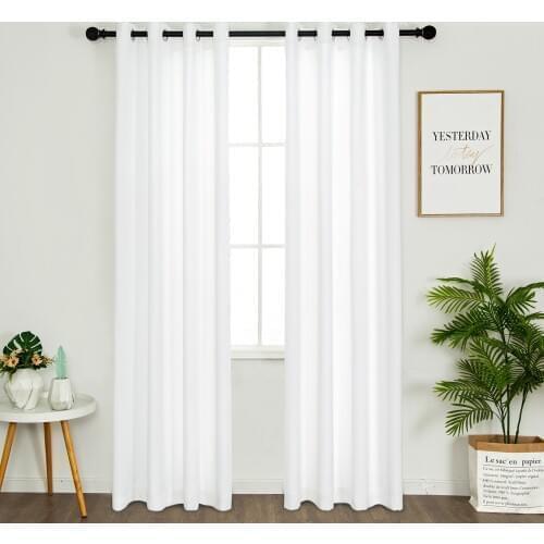 MERRYLIFE 1 Pair Thermal Insulated Grommet Blackout Curtain Modern Luxury Window Panels Top Drapes for Bedroom Living Room