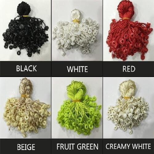 1000pcs/Bag Color Tags Round Rope Strings/Cords Length 18cm 1mm Dia String Seal Garment/Wedding Dress Hang Tag String/Cords