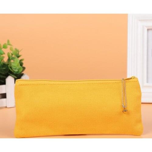 200pcs Pencil box Pen Pouches Cotton Cosmetic Bags Pen Case Makeup Bags Canvas Cloth Mobile Phone Bag Organizer