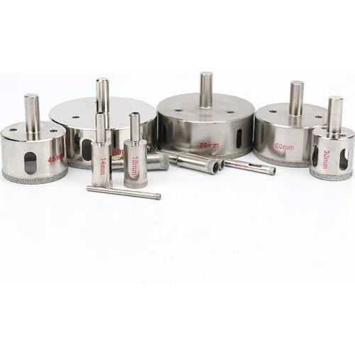 4-80 mm Diamond Hole Saw Granite Drill Bit Coated Masonry Drilling Cutter Tools for Stone Marble Glass Ceramic Tile