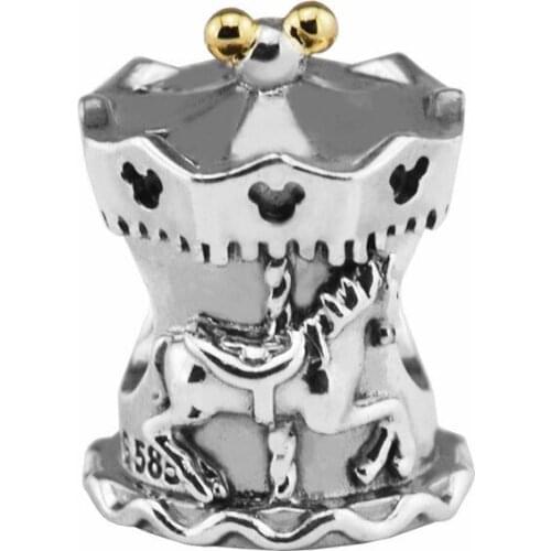 2020 Silver Beads for Charms Bracelets Sterling Silver 925 Jewelry Cartoon Horse Charm Beads for Jewelry Making