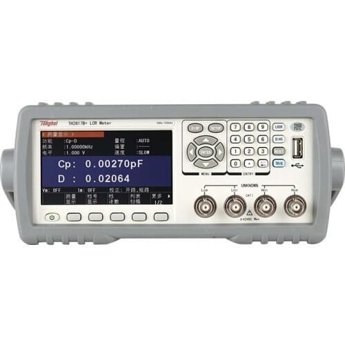 TH2817B+ Digital LCR Bridge Tester 50Hz,60Hz,100Hz,120Hz,1kHz,10kHz,20kHz,40kHz, 50kHz,100kHz