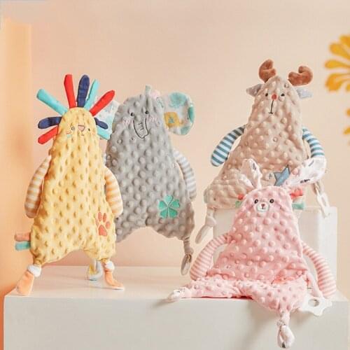 Baby Soothe Appease Towel Cortton Saliva Towel For Newborn Babi Soft Animal Plush Bunny Comforting Toy Infant Sleeping Dolls