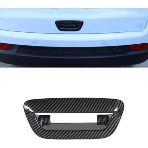 For Jeep Compass 2017 2018 2019 2020 2021 Car Tailgate Handle Shell Decoration Stickers Car External Accessory ABS Carbon Fiber