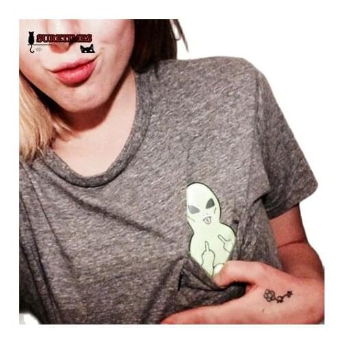 Summer 17 Color Tshirts XS-4XL Women Casual Lady Top fashion Female Brand Clothing T Shirt Printed Pocket Cat Top Cute Tees 2020