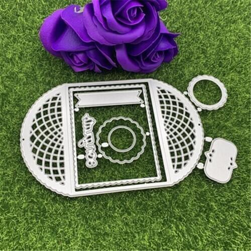 Set Hollow Folding Greeting Card English Alphabet Garland Hand Embossed DIY Album Scrapbook Greeting Card Metal Cutting Mould