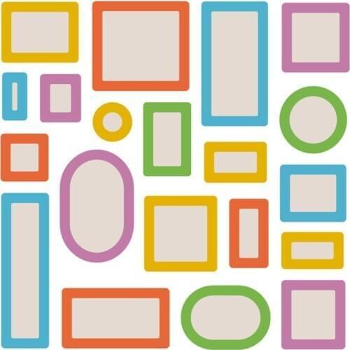 PANFELOU Checkered suit combination Scrapbooking DIY album cards paper die metal craft stencils punch cuts dies cutting dies