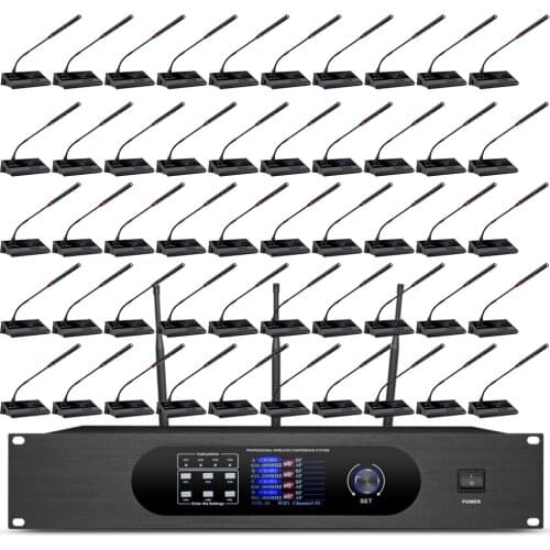Professional wireless hand-in-hand conference condenser microphone is suitable for large and small conference room microphones
