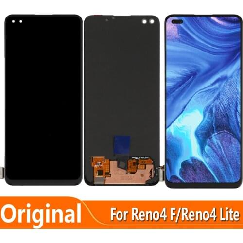 AMOLED Display Replace 6.43" For OPPO Reno4 F SPH2209 A93 4G CPH2121 LCD Touch Digitizer Screen Assembly Reno4 Lite CPH2125