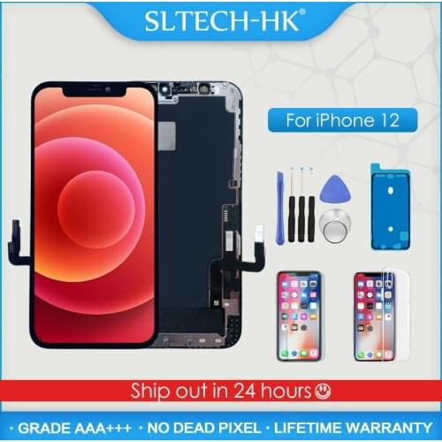 AAA+++ OLED For iPhone 12 Pro Max LCD Screen Replacement For iPhone 12 Mini Display With 3D Force Touch True Tone No Dead Pixel